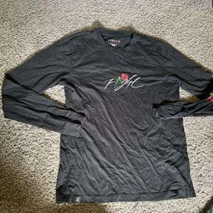 Jordan Black Long Sleeve Tees